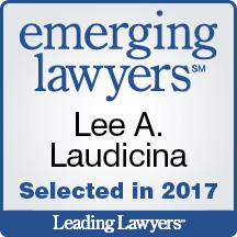 2017 Emerging Lawyers badge for Lee A. Laudicina